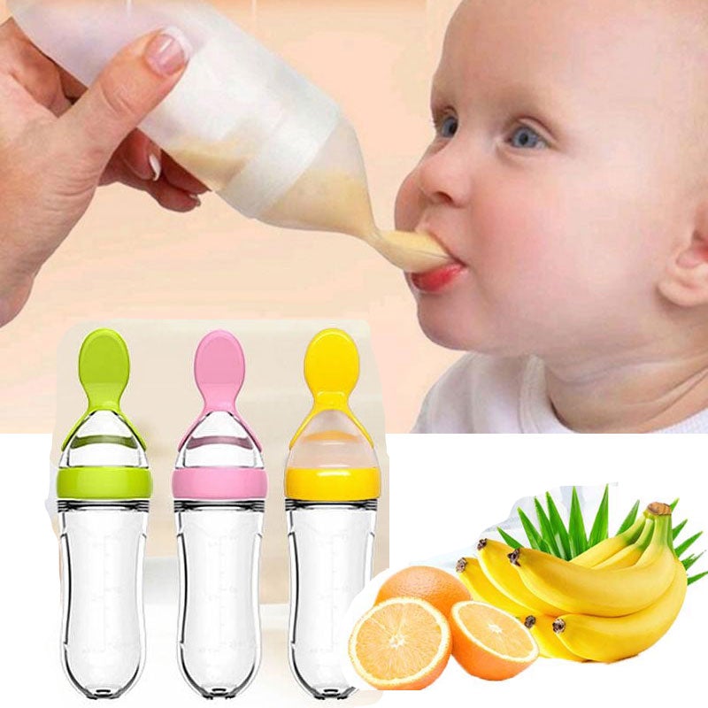 Biberon avec cuillère pour nouveau-né | EasyBottle™ - BENISHOP BABY